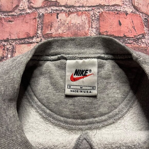 Vintage Nike Oregon Ducks Track Field Gray Sweatshirt Made USA Men's Sz Medium - Picture 3 of 5